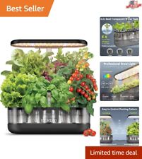 Modern Indoor Gardening Hydroponics Kit: 12-Plant System, Water Level Indicator picture