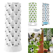 Vertical Hydroponic Garden Tower System Indoor Outdoor Home Grow Kit 10 Layer 80 picture
