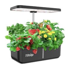 Tiltop Hydroponics Growing System 12 Pods Indoor Herb Garden 36W Led Grow Light picture