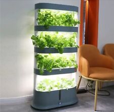Smart Hydroponic Vegetable Garden Tower Grow Kit 4 Level with Grow Light - White picture