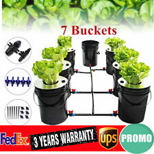 5 Gallon 6 Buckets Hydroponics Growing System Recirculating Growing Kit DWC Good picture