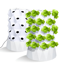 40-Pots Vertical Hydroponics Tower Set Hydroponic Growing System Home Gardening picture