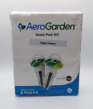 AeroGarden 6 Seed Pod Kit SALAD GREENS 6 Pods, Liquid Plant Food, Grow Domes  picture