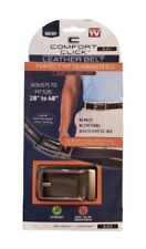 Comfort Click Men's Black  Adjustable Perfect Fit Leather Belt-As Seen on TV  picture