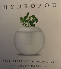 Rare DELL TECHNOLOGIES Faxit HYDROPOD Five Piece Hydroponic Set Sweet Basil picture
