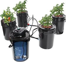 Bavnnro RDWC Top Feed Drip Recirculating Deep Water Culture Hydroponic Bucket Sy picture