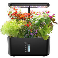 8 Pods Hydroponics Growing System Indoor Herb Garden w/ Grow Light Plants Home picture