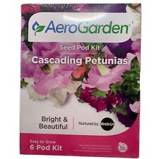 AeroGarden 6 Seed Pod Kit Cascading Petunia Bright and Beautiful with Plant Food picture