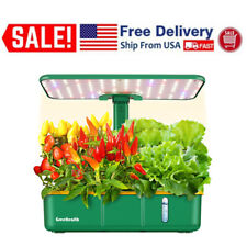 Hydroponics Growing System, 15 Pods Indoor Herb Garden Plants Germination Kit US picture