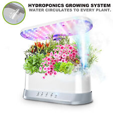 Indoor Hydroponics Growing System 11 Pods Full Spectrum Grow Light Smart Garden picture