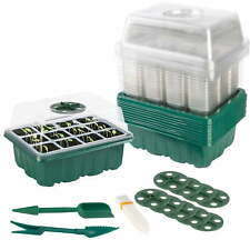Seed Starter Tray 10-Pack - Plant Trays with Humidity Domes picture