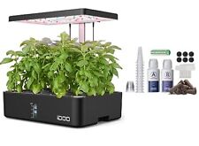 Hydroponics Growing System Kit 12Pods, Indoor Garden with LED Grow Light, Gif... picture