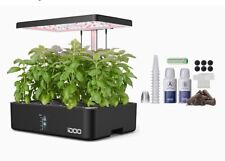 iDOO Hydroponics Growing System - Indoor Garden, LED Grow Light, Fan, Self-Water picture