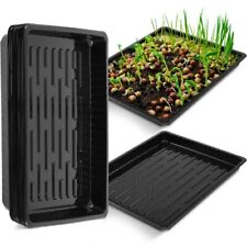 10Pcs Plastic Growing Trays No Holes Seed Trays Garden Potted Trays Hydroponic picture