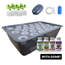 Hydroponic System DWC Grow Box Complete 28 Plant Clone w/Nutrients Next Day Ship picture