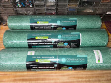 3 Grotrax Lawn Seed Mat - EACH 100 Sqft Blue Rye Mix Seed, Fertilizer & Mulch picture